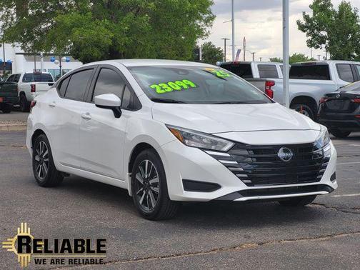 Aspen White 2025 Nissan Versa 1.6 SV