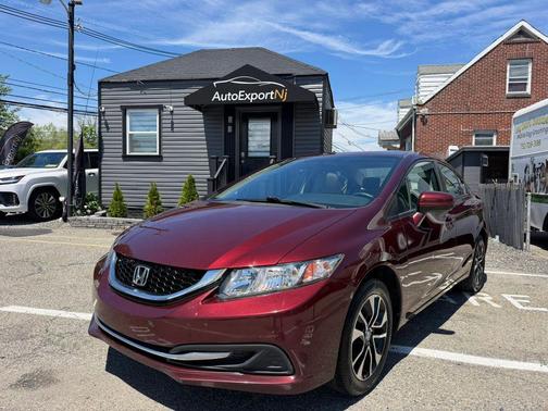 Red 2014 Honda Civic EX