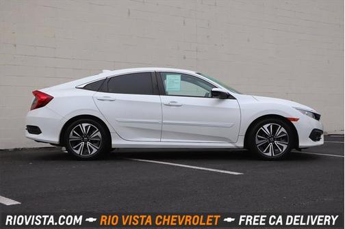 White Orchid Pearl 2016 Honda Civic EX-L