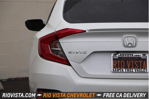 White Orchid Pearl 2016 Honda Civic EX-L