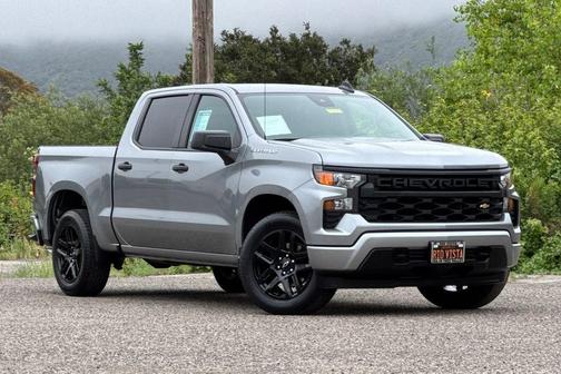 Sterling Gray Metallic 2024 Chevrolet Silverado 1500 Custom