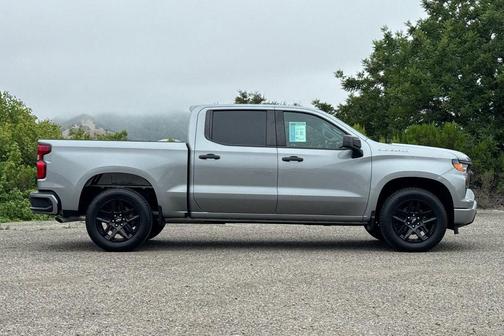 Sterling Gray Metallic 2024 Chevrolet Silverado 1500 Custom