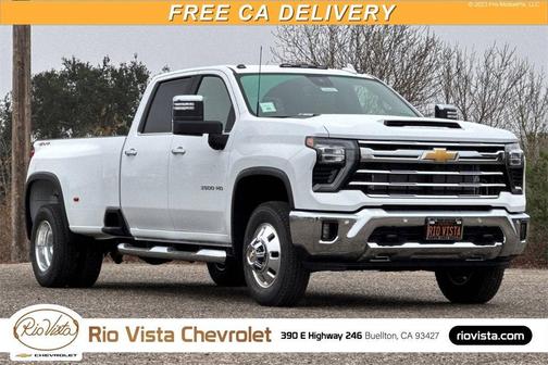 Summit White 2026 Chevrolet Silverado 3500 LTZ