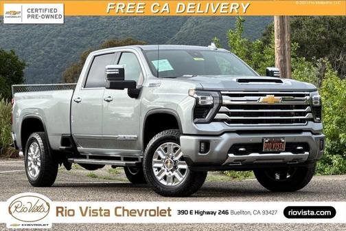 Sterling Gray Metallic 2024 Chevrolet Silverado 3500 High Country