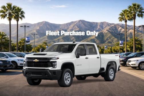 Summit White 2026 Chevrolet Silverado 3500 Crew Cab, Long Bed, WT Dual Rear Wheel, RWD