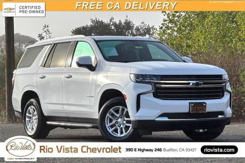 Summit White 2021 Chevrolet Tahoe LT