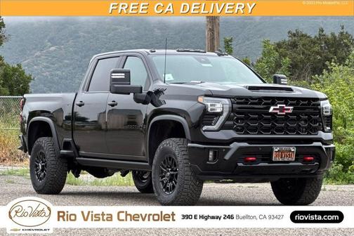 Black 2026 Chevrolet Silverado 2500 Crew Cab, Standard Bed, XR2, 4WD