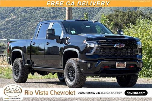 Black 2026 Chevrolet Silverado 2500 Crew Cab, Standard Bed, XR2, 4WD