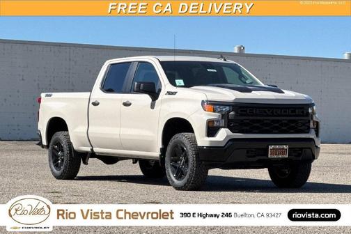 White Sands 2026 Chevrolet Silverado 1500 Custom Trail Boss