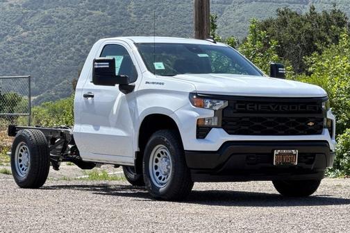 Summit White 2026 Chevrolet Silverado 1500 WT