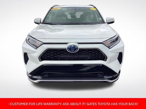 Super White 2021 Toyota RAV4 Prime SE