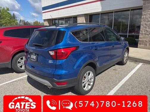 Lightning Blue Metallic 2019 Ford Escape SEL
