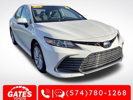 White 2022 Toyota Camry LE