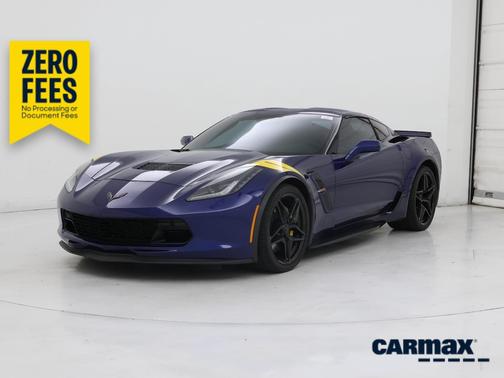 Blue 2018 Chevrolet Corvette Grand Sport