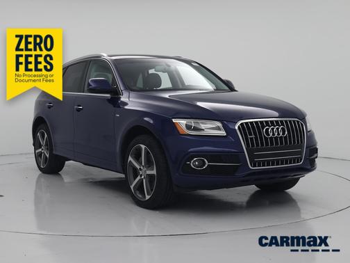 Blue 2016 Audi Q5 Premium Plus