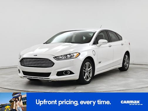 White 2015 Ford Fusion Energi Titanium