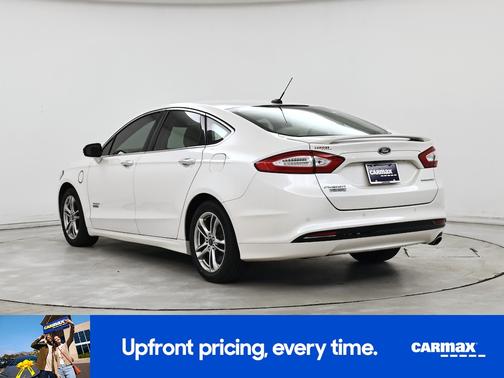 White 2015 Ford Fusion Energi Titanium