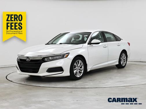 White 2019 Honda Accord LX
