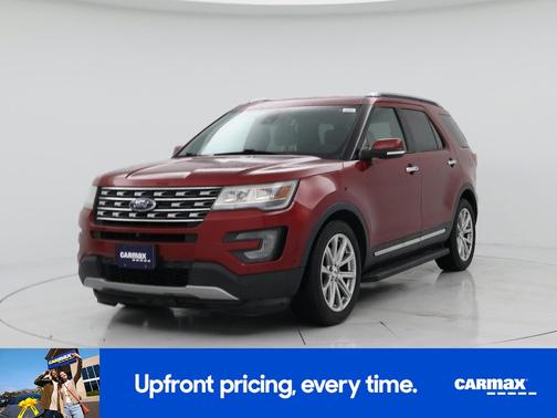 Red 2017 Ford Explorer Limited