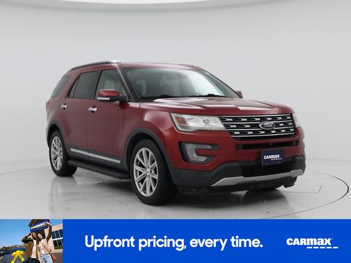 Red 2017 Ford Explorer Limited