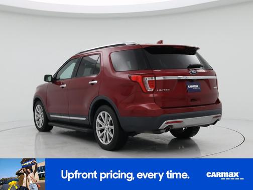 Red 2017 Ford Explorer Limited