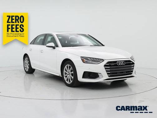 White 2023 Audi A4 Premium