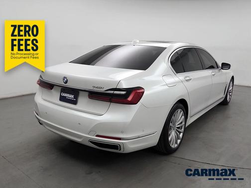 White 2021 BMW 740 I
