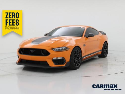 Orange 2021 Ford Mustang Mach 1