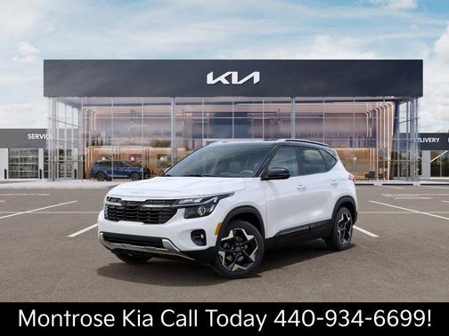Clear White / Black Roof 2026 Kia Seltos S