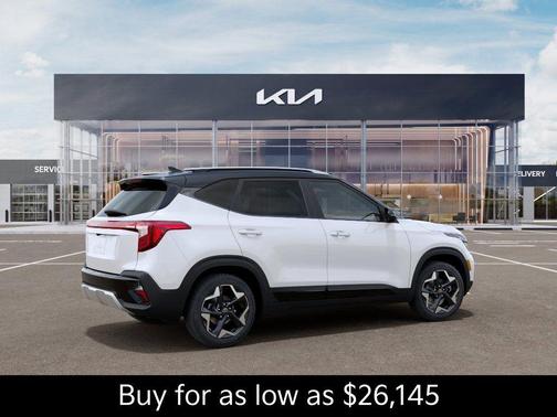 Clear White / Black Roof 2026 Kia Seltos S