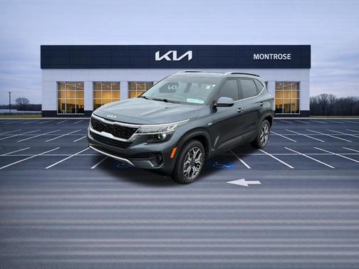 Gravity Gray 2022 Kia Seltos EX