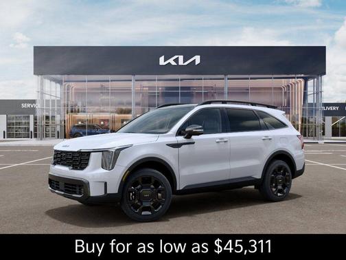 White Pearl 2026 Kia Sorento X-Line SX Prestige