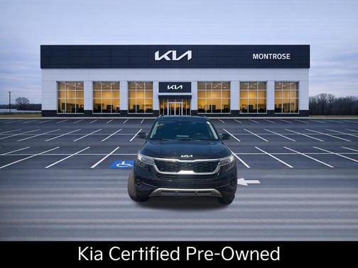 Cherry Black 2023 Kia Seltos S