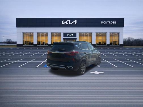 Cherry Black 2023 Kia Seltos S