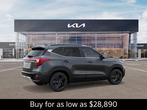 Gray 2026 Kia Seltos EX