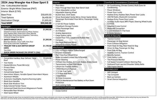 2024 Jeep Wrangler 4xe Sport