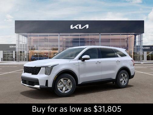 Glacial White Pearl 2026 Kia Sorento LX