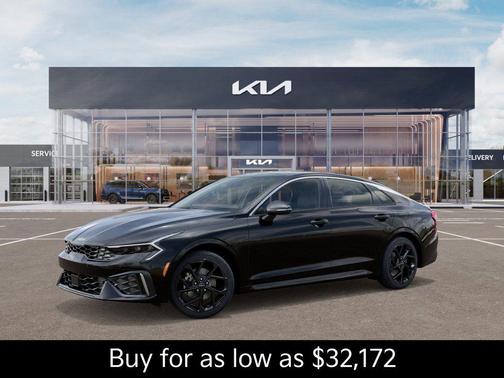 Aurora Black Pearl 2026 Kia K5 GT-Line