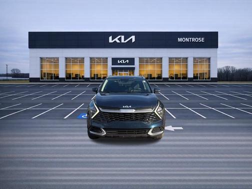 Blue 2023 Kia Sportage Hybrid EX