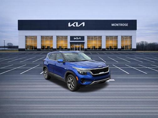 Neptune Blue 2022 Kia Seltos EX