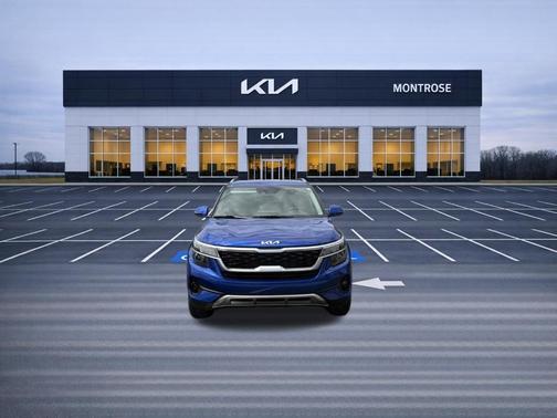 Neptune Blue 2022 Kia Seltos EX