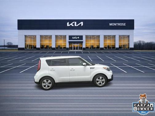 Clear White 2018 Kia Soul Base