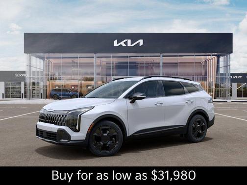 Glacial White Pearl 2026 Kia Sportage X-Line