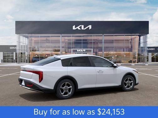 White Pearl 2026 Kia K4 LXS