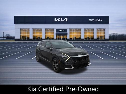 Black 2023 Kia Sportage Hybrid EX