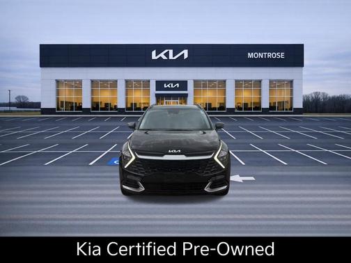 Black 2023 Kia Sportage Hybrid EX