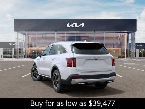 White Pearl 2026 Kia Sorento Hybrid EX