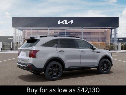 Wolf Gray 2026 Kia Sorento X-Line SX