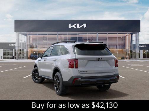 Wolf Gray 2026 Kia Sorento X-Line SX