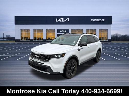 Glacial White Pearl 2022 Kia Sorento SX Prestige